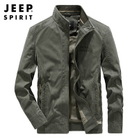 JEEP SPIRIT吉普外套男2021秋冬新款中宽松休闲夹克商务大码青年男士上衣
