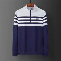 JEEP SPIRIT长袖T恤男2021秋季新款潮流假两件上衣宽松休闲男士T恤