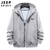 JEEP SPIRIT吉普外套男2021秋季新款宽松休闲卫衣夹克大码户外商务男士外套