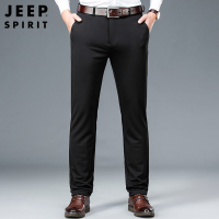JEEP SPIRIT吉普休闲裤男2021秋季新品加绒加厚户外运动保暖百搭休闲裤