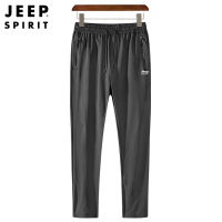 JEEP SPIRIT吉普卫裤男2021秋季新款宽松直筒休闲裤透气运动裤韩版百搭长裤
