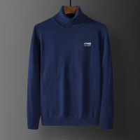 JEEP SPIRIT吉普毛衣男2021秋季纯色圆领毛衣男士宽松韩版百搭休闲长袖针织衫