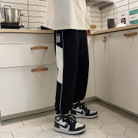 JEEP SPIRIT吉普长裤2021秋季新款运动卫裤男韩版宽松百搭束脚裤港风抽绳休闲裤子