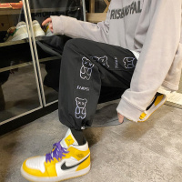 JEEP SPIRIT吉普束脚裤2021秋季新款宽松百搭秋冬工装运动裤收口休闲裤