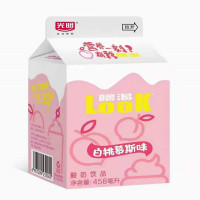 光明酸奶饮品(look)噜渴 白桃慕斯味 458ml