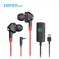 EDIFIER/漫步者 HECATE GM360声卡版电脑手机电竞吃鸡游戏耳机耳麦入耳式