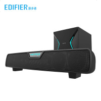 EDIFIER/漫步者 G7000电脑游戏音响台式低音炮蓝牙音响家用多媒体音箱发光无线低音炮 黑色
