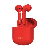 漫步者lollipods Z2 Plus真无线蓝牙耳机半入耳式无线耳机耳塞适小米华为苹果安卓通用手机耳机 红色
