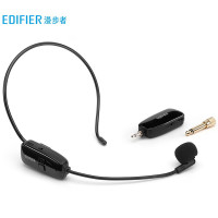 漫步者 （EDIFIER） IU1 头戴式无线麦克风 长续航 带接收器 教学会议主持导游专用无线麦克风