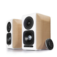 漫步者(EDIFIER)S880 蓝牙有源音箱HIFI木质低音炮电视机家用音响电脑音箱 典雅白