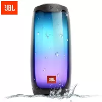 JBL PULSE4 音乐脉动四代 便携式蓝牙音箱 全面屏炫彩小音箱+低音炮 桌面音响 超长续航 防水设计