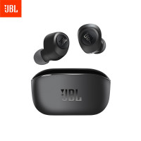 JBL W100TWS 真无线蓝牙耳机入耳式清晰通话运动迷你智能触控音乐耳机双耳传输轻量化简约设计