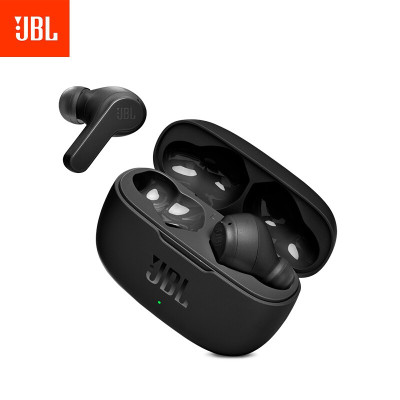 JBL Wave 200TWS真无线半入耳式蓝牙耳机 音乐运动耳机 W200TWS 跑步耳机 蓝牙5.0