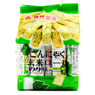 北田蒟蒻糙米卷(海苔口味)160g