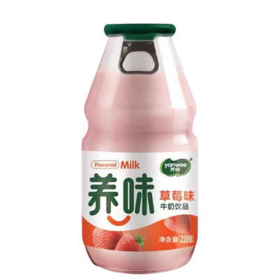 养味牛奶饮品草莓味220ml