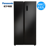 Panasonic/松下 NR-EW63MPA-B 风冷无霜变频节能超大容量精储家用双开门对开门大电冰箱