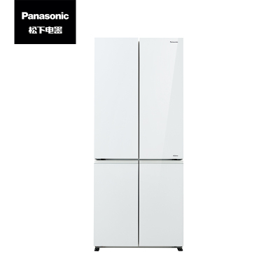 Panasonic/松下 NR-ED51CGA-W APP无线智控风冷无霜变频节能玻璃面板对开十字门家用白色电冰箱