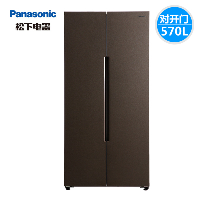 松下(Panasonic) 570升无线智控双开门对开门变频风冷无霜家用电冰箱冰箱 NR-EB57TPA-T