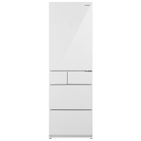 松下(Panasonic) 387升超薄嵌入式风冷变频小五门多开门家用大电冰箱新款NR-EE40TXB-W