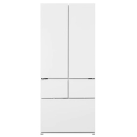 Panasonic/松下 NR-NR-JW46TGB-W 460升嵌入式变频超薄家用多门式玻璃白色无霜家用电冰箱