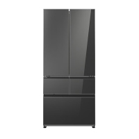 松下NR-E531AX-M 515升黑色镜面一级能效超薄零嵌法式多门冰箱 全自动制冰 -3℃微冻保鲜