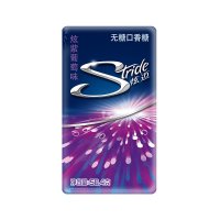 [王一博代言]炫迈Stride无糖口香糖(炫紫葡萄味)28片 50.4g(新老包装随机发货)