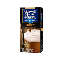 麦斯威尔 经典拿铁三合一速溶咖啡 105g/盒 5条装(新老包装随机发货)