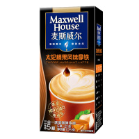 麦斯威尔 太妃榛果风味拿铁 三合一速溶咖啡105g/盒 5条装（新老包装随机发货）