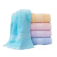 比韩(BIHAN)素色纯棉毛巾加厚全棉吸水毛巾