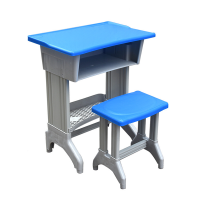 万聪+单人塑钢课桌凳+WC210719