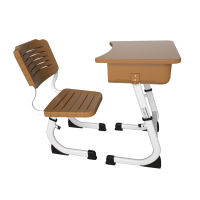 万聪+七字型套管钢塑课桌椅+WC210724