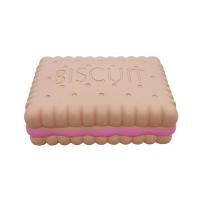 亲宠宠物玩具发声汉堡 乳胶仿真薯条小狗玩具套装磨牙解闷小型犬 7cm小饼干