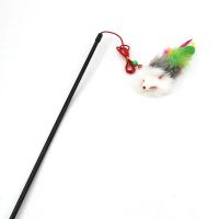 [5件套]猫玩具逗猫棒逗猫玩具铃铛老鼠逗猫杆小猫互动宠物玩具 红绳老鼠逗猫棒[1根]
