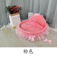 新款狗窝四季可用猫窝公主床夏季凉席狗垫猫垫宠物用品中小型犬 迷你随机颜色款（适合仓鼠） 小号（建议体重8斤内）