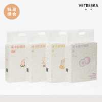 未卡豆腐猫砂x4包组合除臭无尘大袋原味易结团猫砂10kg猫用品 本店主自己也养猫 发毒誓绝对正品