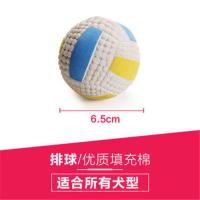 狗狗玩具耐咬发声泰迪柯基法斗小狗幼犬磨牙金毛解闷神器宠物用品 小号排球[适合8斤以下]6.5cm