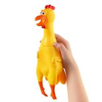 曾小贤同款惨叫鸡尖叫鸡解压发泄发声怪叫鸡绝望创意整蛊小玩具 小号