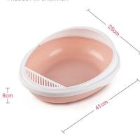 爱丽思顶入式猫砂盆半封闭大号厕所防外溅臭屎咪用品有效隔离异味 多可特蛋球粉丝