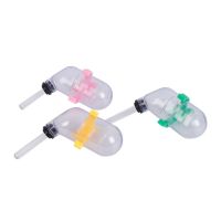 防漏静音真空仓鼠水壶 金丝熊饮水器50ml 水樽 水瓶 仓鼠用品 仓鼠真空水壶60ml[1个 颜色随机送营养丸