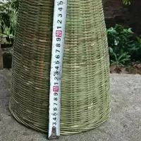 竹编竹制品手工竹编收蜂笼捕蜂笼招蜂笼加大竹编捕蜂器蜜蜂透气 无柄大号直径32*高30cm