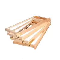 半成品巢框杉木带铜眼组装好养蜂具工具中蜂巢础标准蜜蜂箱专用框 半成品巢框5个