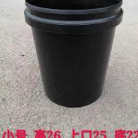10升涂料桶黑蜂桶塑料黑桶捕招蜂挑水桶尿粪桶小桶钓鱼桶洗衣桶 10升黑色无盖(满4个)
