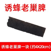 诱蜂桶黑色塑料桶收蜂笼桶野外捕蜜蜂招蜂桶养蜂桶引蜂箱蜂蜡 诱蜂脾一块(不含桶)