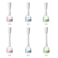 厨房防溅水龙头过滤器自来水净水器厨房家用通用花洒麦饭石过滤嘴 短款颜色随机 1个装[送1卡扣]