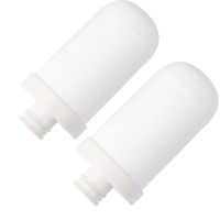 原装滤芯通用水龙头过滤器家用陶瓷滤芯活性炭硅藻滤芯可清洗 俩个滤芯