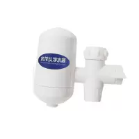 德国家用水龙头净水机器直饮小型陶瓷滤水器前置自来水笼头过滤器 白色 1只滤芯(无外壳)