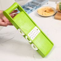 洋厨师厨房切菜器家用擦刨丝器多功能土豆丝切丝器切片切丁切块器 基础5功能[五个刀片无刨刀护手器]