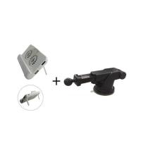 车载手机支架车载吸盘360度多功能车上散热器汽车用品[7月18日发完] 车载白色