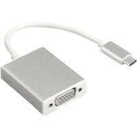 type-c转HDMI苹果华为电脑macbook笔记USB-C转换器VGA投影仪电视 typeC转VGA 银色