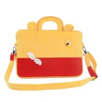 可爱笔记本电脑包女卡通维尼款12 13.3 14 15.6寸手提斜跨内胆包 13寸